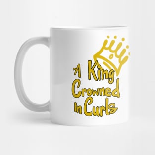 King Crowned in Curls Mug